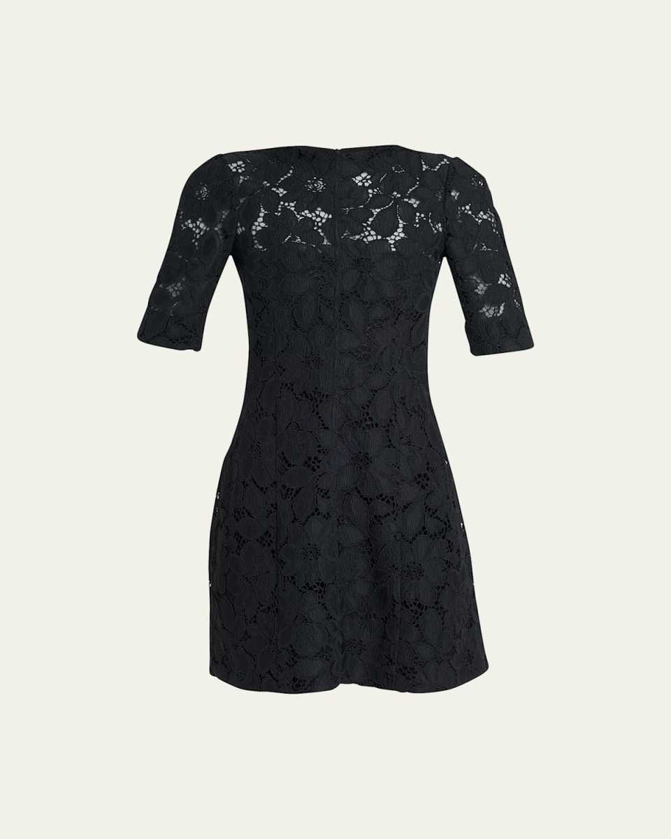 Floral Lace Short Suiting Dress